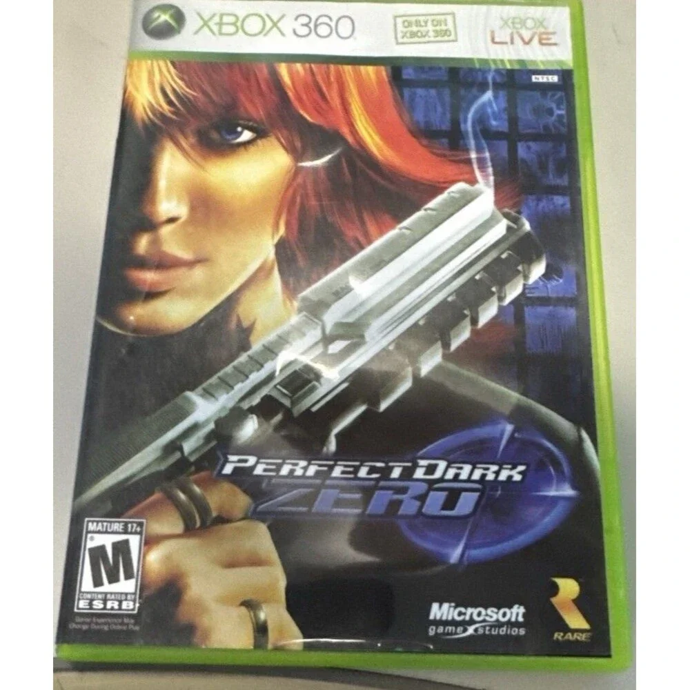 Perfect Dark Zero (Microsoft Xbox 360, 2005) Complete with Manual CIB